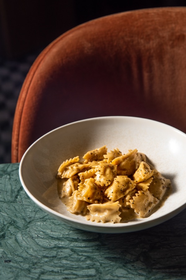 RAVIOLI CACIO E PEPE WITH BRAISED VEAL