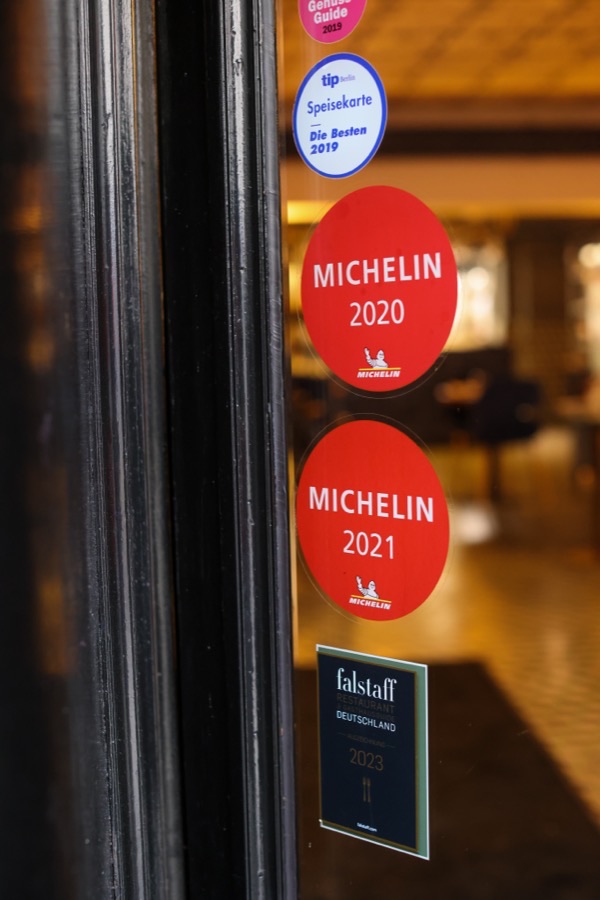 Details of the restaurant interior